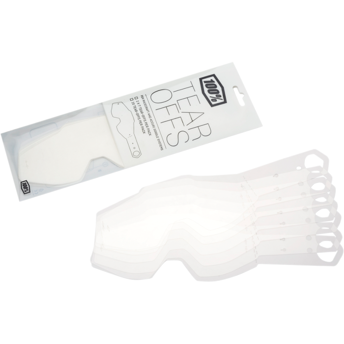 Racecraft/Accuri/Strata MX Goggle Tear-Offs — Laminated