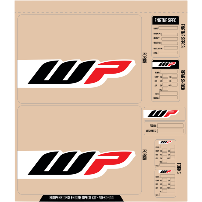 Suspension and Specs Graphic Kit