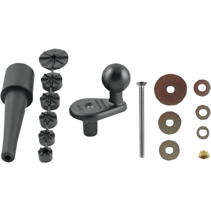 Motorcycle Fork Stem Base with 1″ Balls