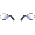 Tough-Mirror™ Kit with M10-1.25 Bases - Medium Arm